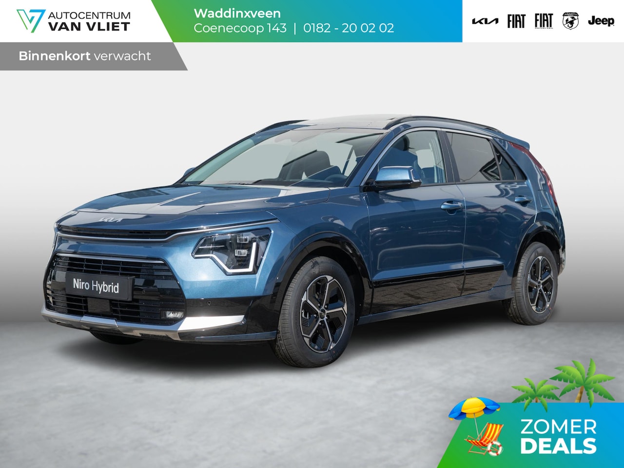 Kia Niro - 1.6 GDi Hybrid DynamicPlusLine | Navigatie | Stoel en stuurverwarming - AutoWereld.nl