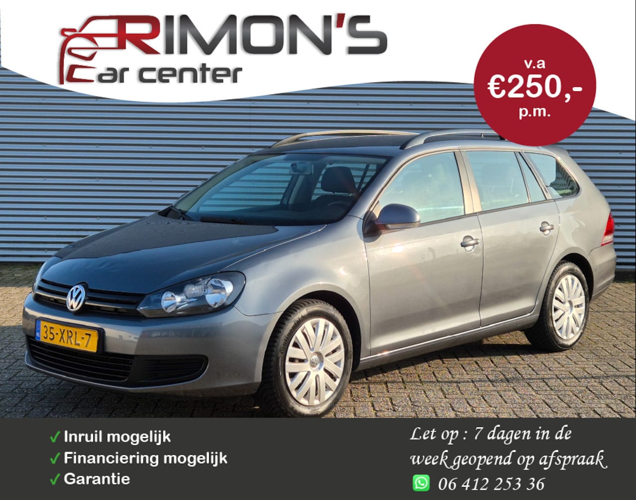 Volkswagen Golf Variant - 1.6 TDI BlueMotion 1Ste Eingenaar Airco - AutoWereld.nl