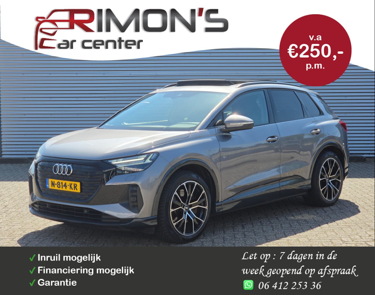 Audi Q4 e-tron - 50 quattro Launch edition 299 Pk Pano Camera - AutoWereld.nl