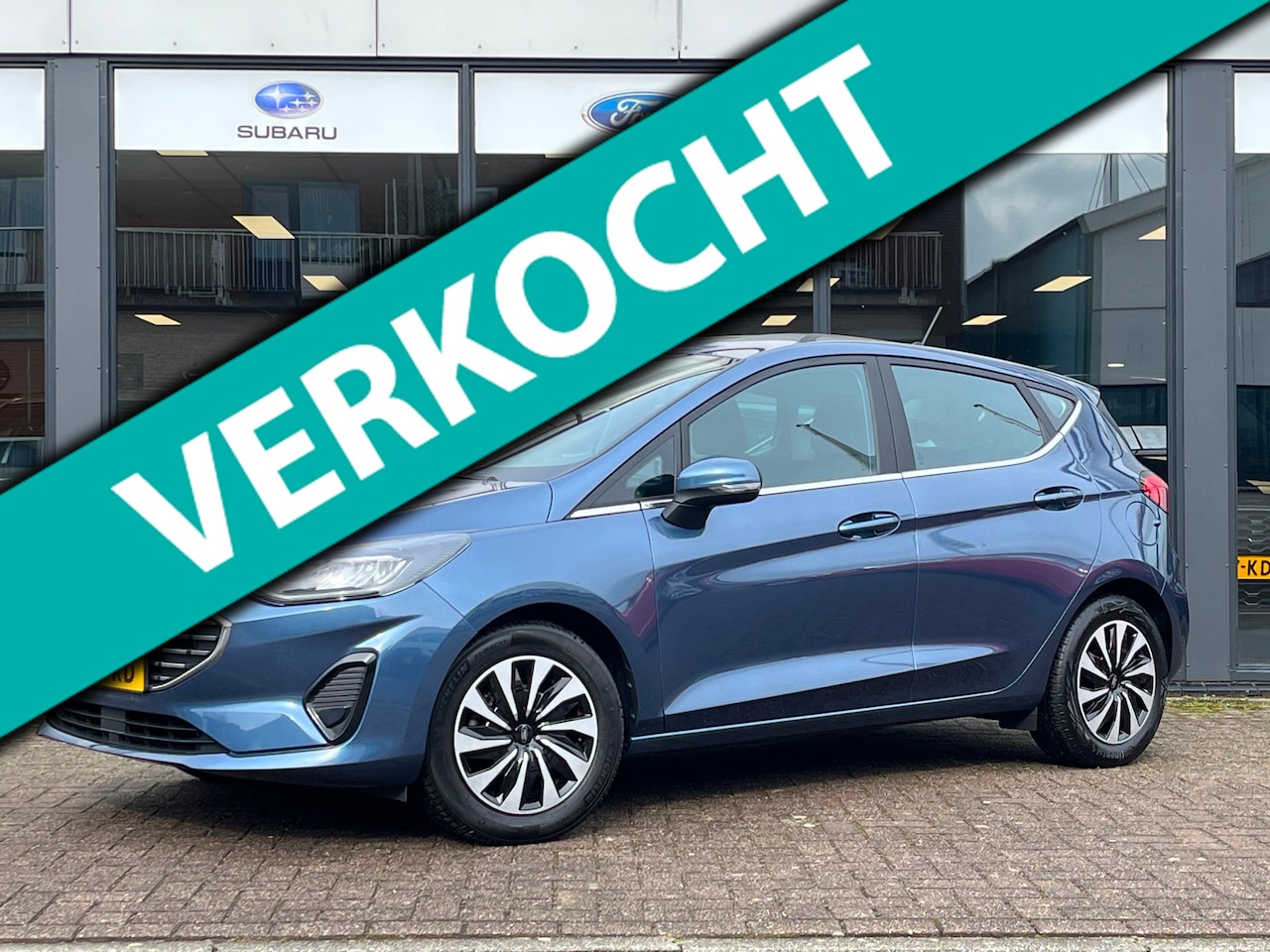 Ford Fiesta - 1.0 EcoBoost Hybrid Titanium | Navigatie | Apple CarPlay | Airco | PDC | Cruise Control - AutoWereld.nl