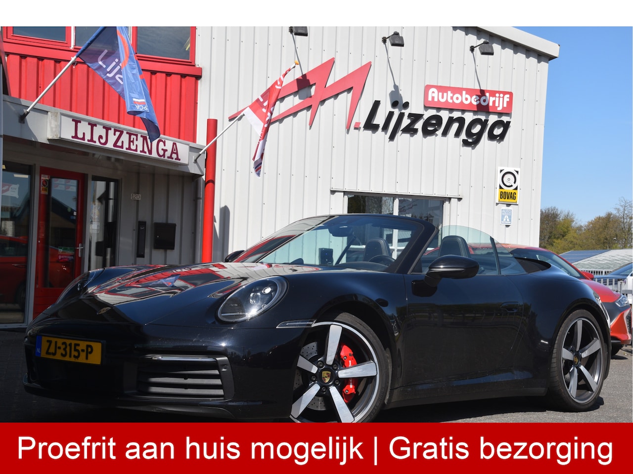 Porsche 911 Cabrio - 3.0 Carrera S 992 Carplay | LED | 4wiel best | Bose | 21 inch | SportChrono - AutoWereld.nl