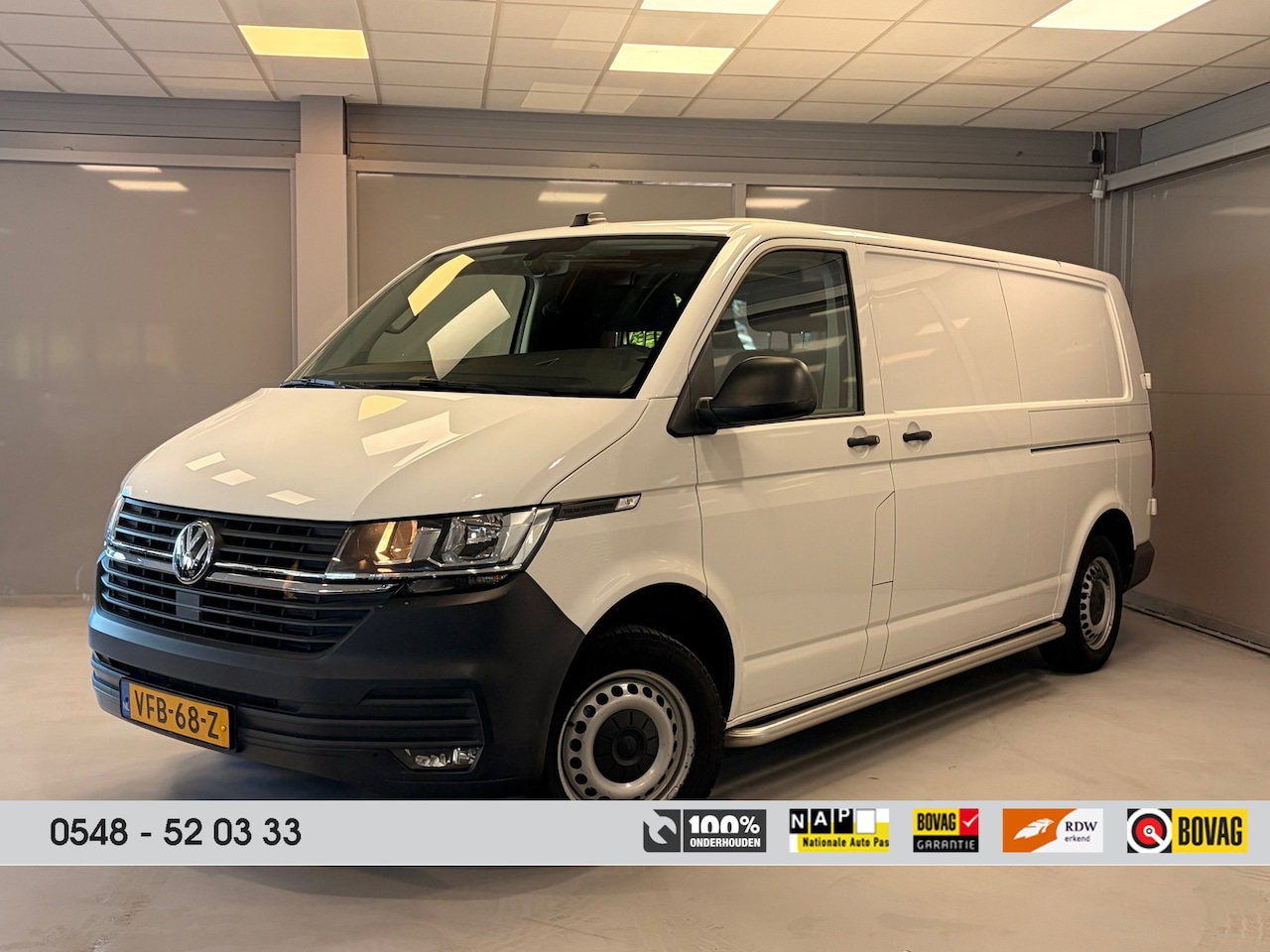 Volkswagen Transporter - 2.0 TDI L2H1 | 2 x SCHUIFDEUR | NAVI | CRUISE | TREKHAAK | - AutoWereld.nl