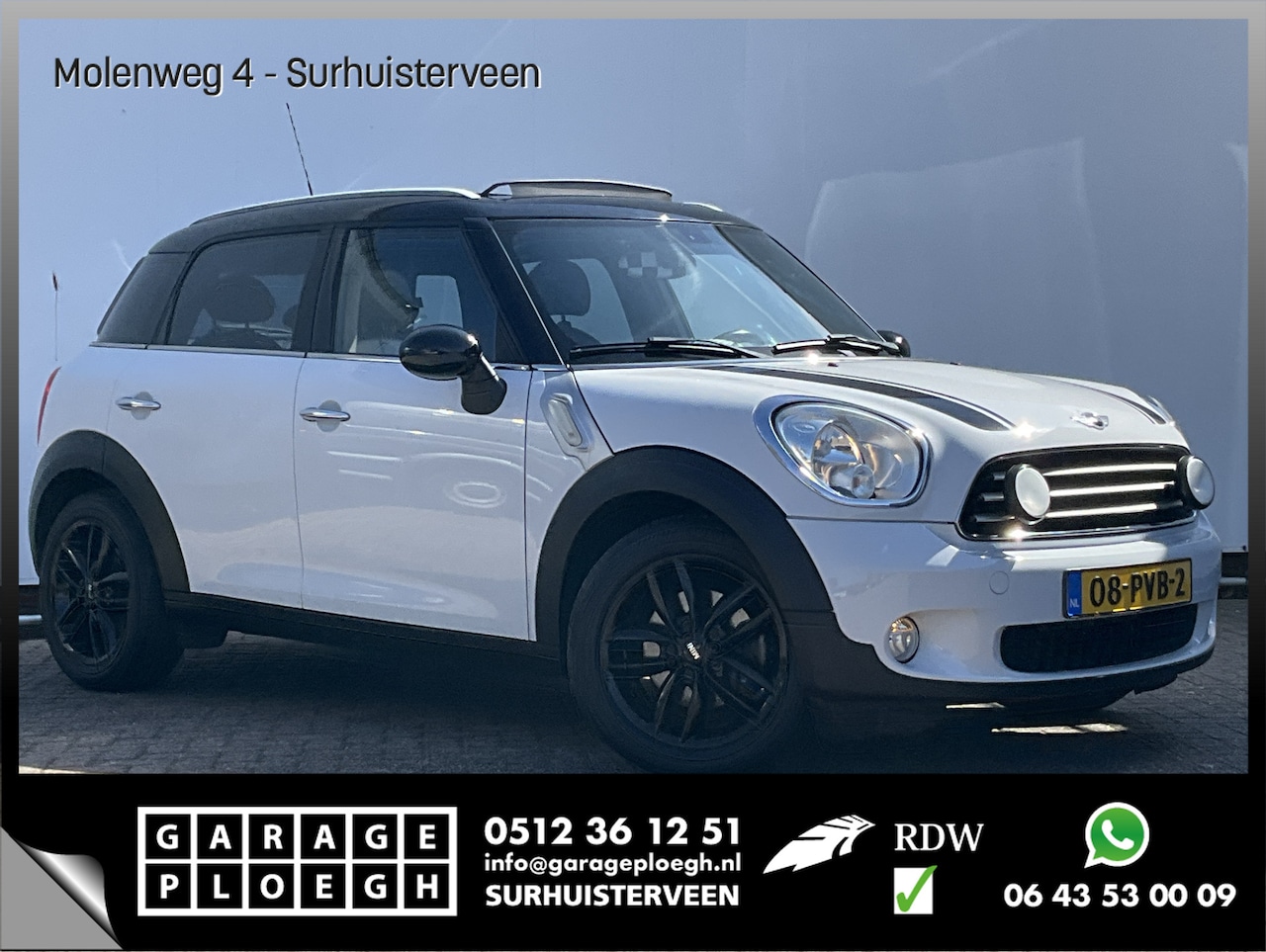 MINI Countryman - Mini 1.6 Cooper Chili Automaat Pano Leer Nav/Cruise Pdc Voll.Onderhouden! - AutoWereld.nl