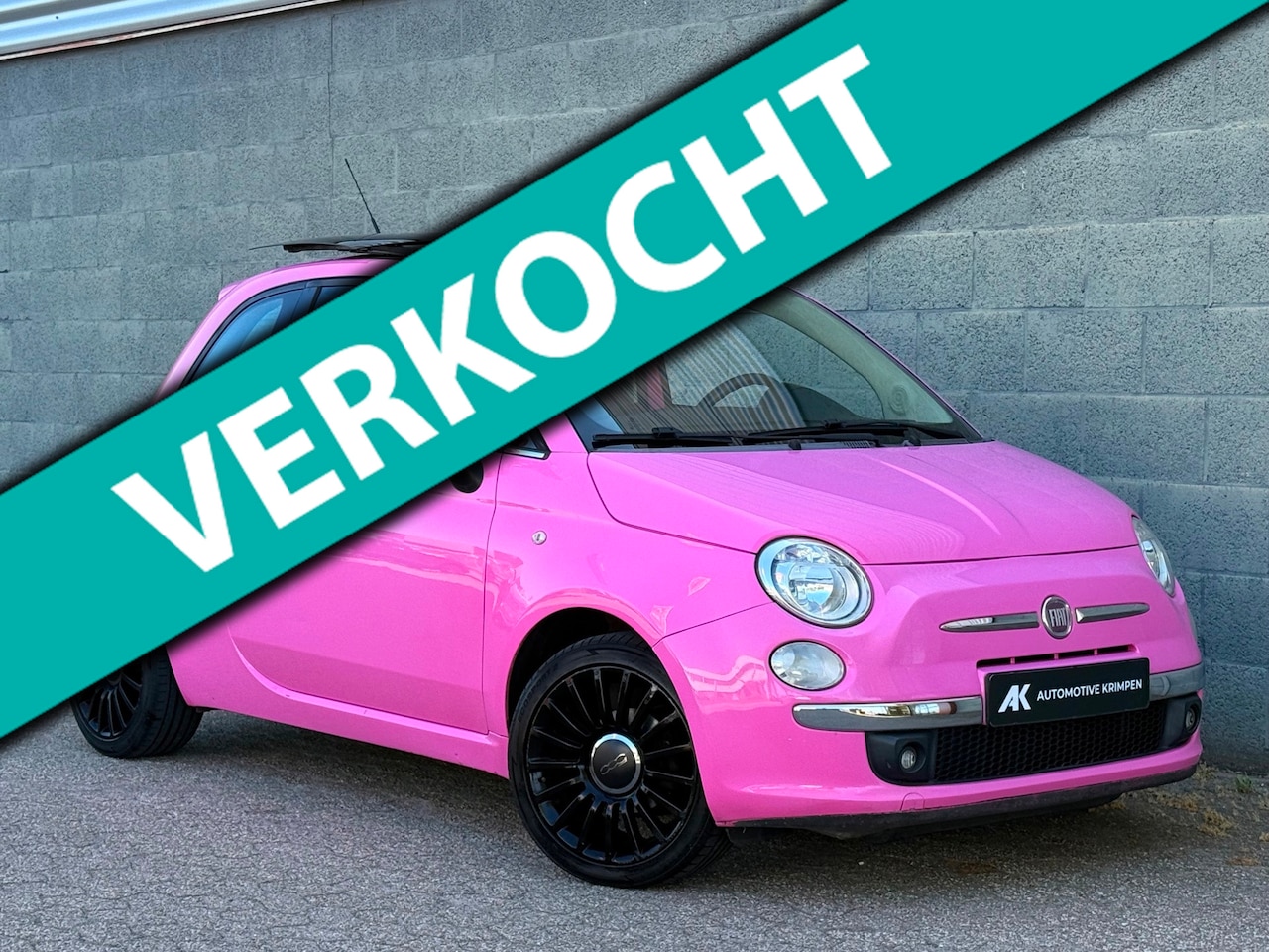 Fiat 500 - 1.2 Lounge | Panoramadak | Navi | Leer | Stuurbed | Airco | Boekjes | - AutoWereld.nl