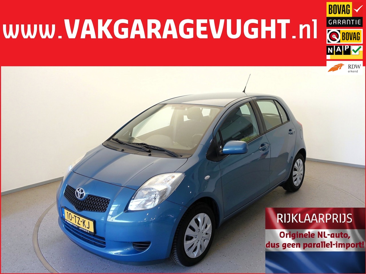Toyota Yaris - 1.3-16V VVT-i 87pk "Sol" 5d. 100% Onderhoud! - AutoWereld.nl