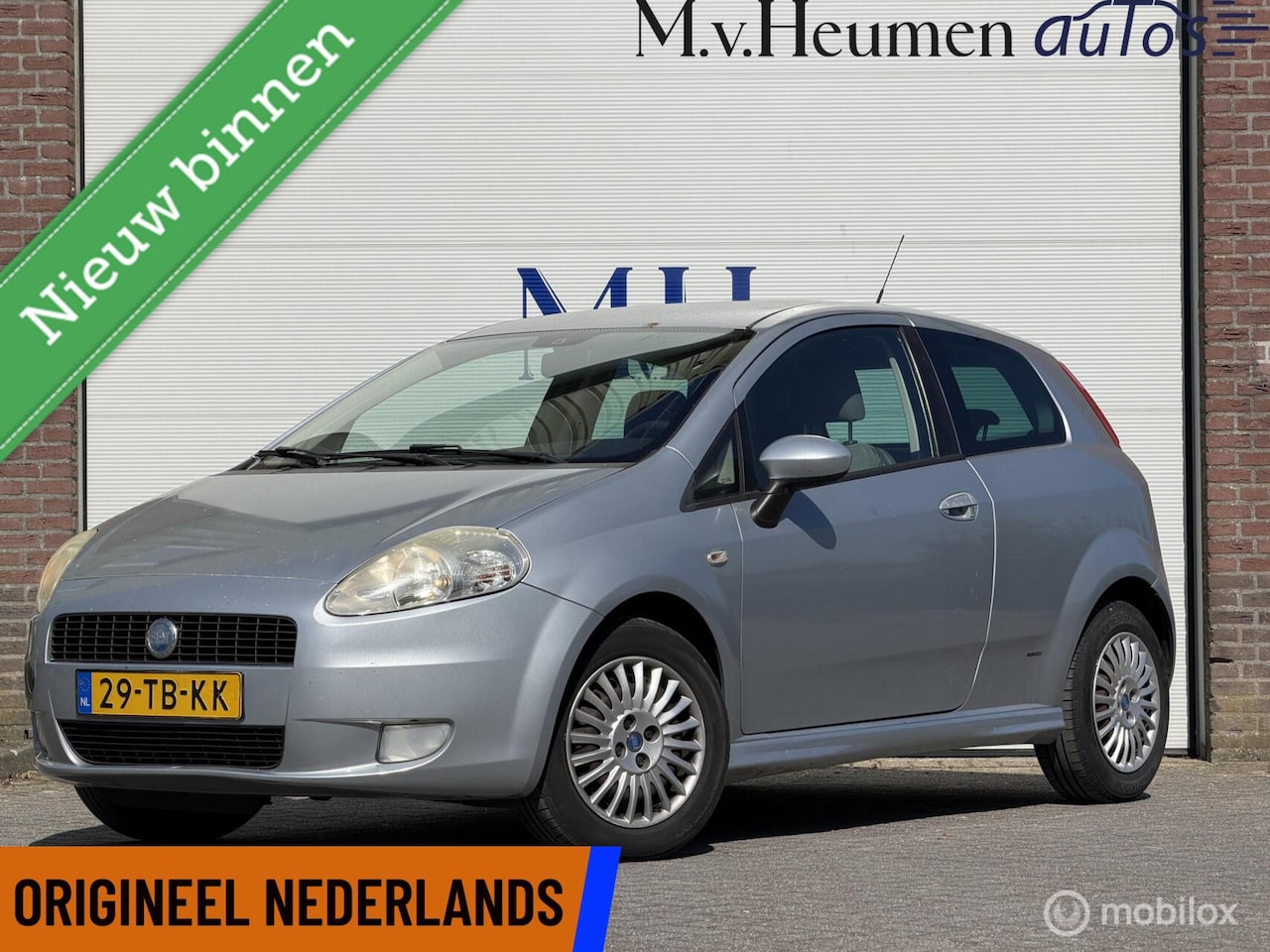 Fiat Grande Punto - 1.4-16V 95PK Dynamic Cruise Trekhaak APK 03-2027 - AutoWereld.nl