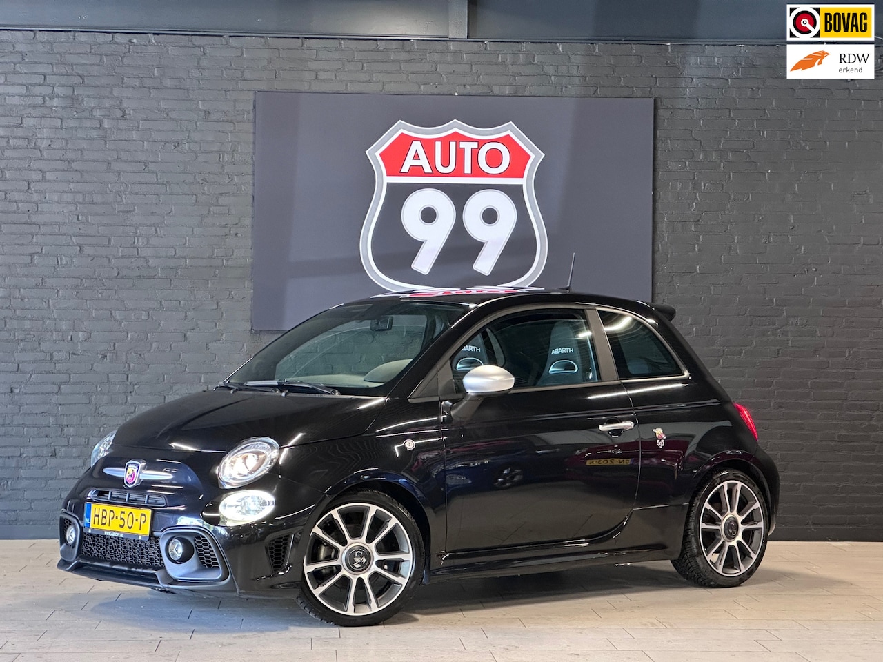 Fiat 500 Abarth - 1.4 T-Jet 595 Turismo LEDER / CLIMA / NAVI - AutoWereld.nl