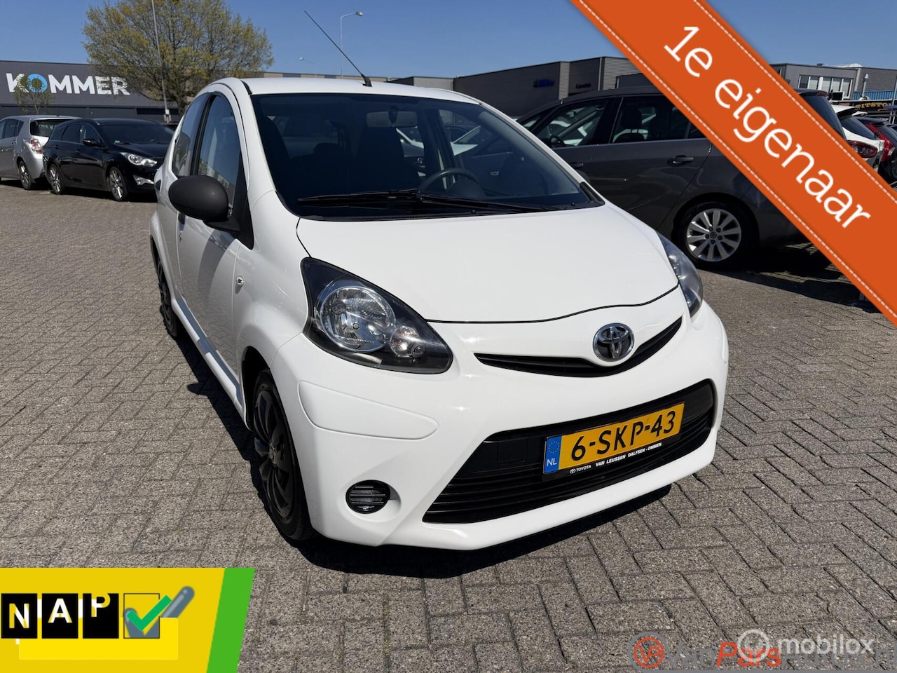 Toyota Aygo - 1.0 VVT-i Now 1.0 VVT-i Now,Airco,5drs,1e eigenaar! - AutoWereld.nl