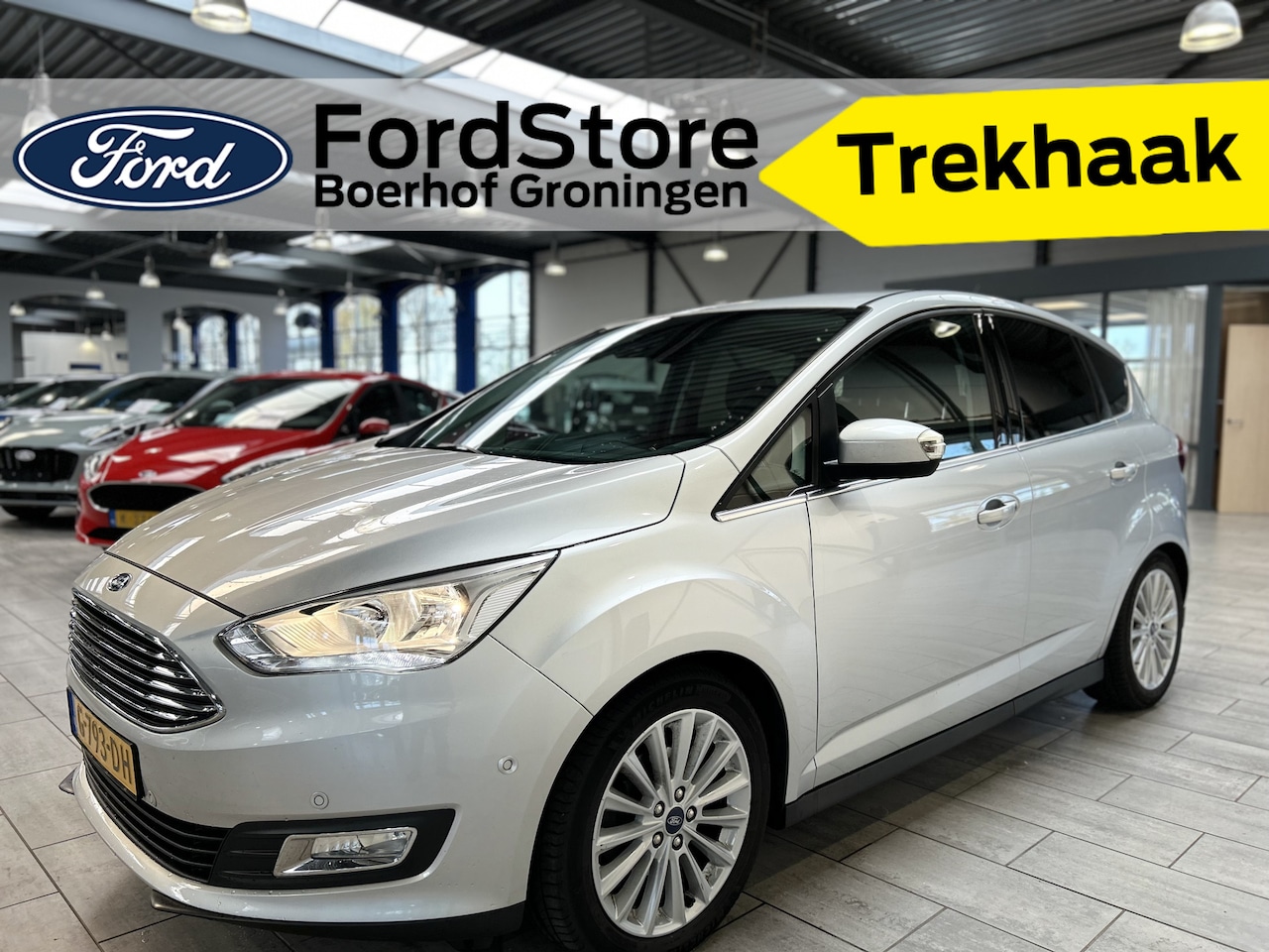 Ford C-Max - Ecoboost 125pk Titanium | Dealer onderhouden | Trekhaak | Winterpack | Sync 3 | Camera | P - AutoWereld.nl