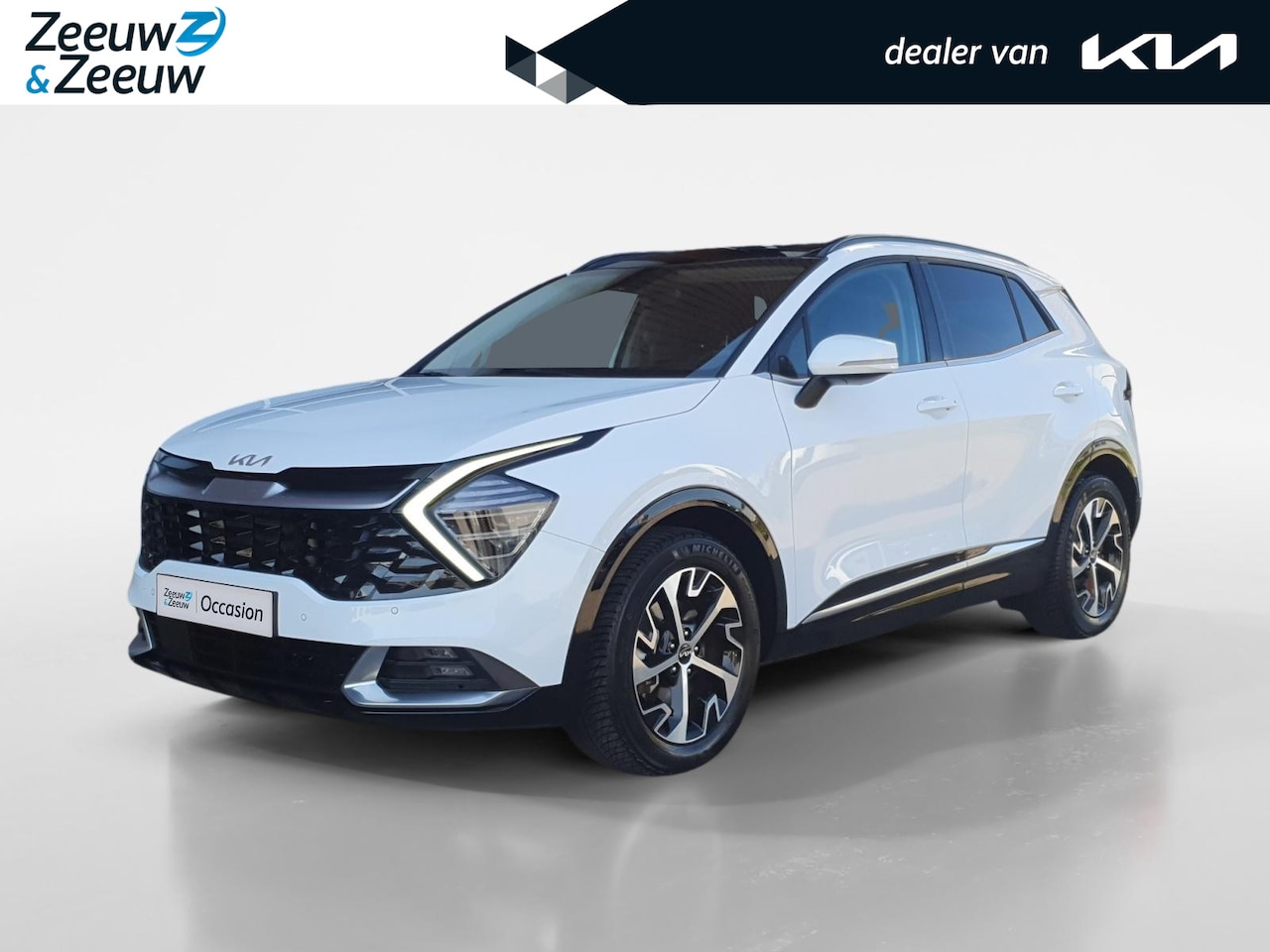 Kia Sportage - 1.6 T-GDi Hybrid DynamicPlusLine | Trekhaak | Panorama schuifdak | Stoel en stuurverwarmin - AutoWereld.nl