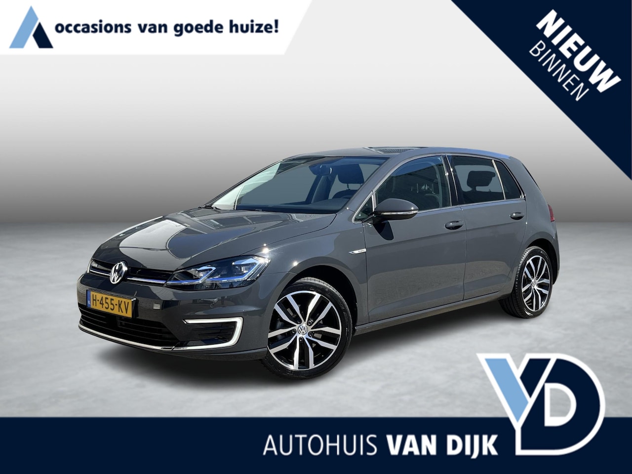 Volkswagen e-Golf - E-DITION 36kWh | NL Auto/2e Eig./Navi/Adapt.Cruise/Clima/Digitale Cockpit/17"/Privacy-Glas - AutoWereld.nl