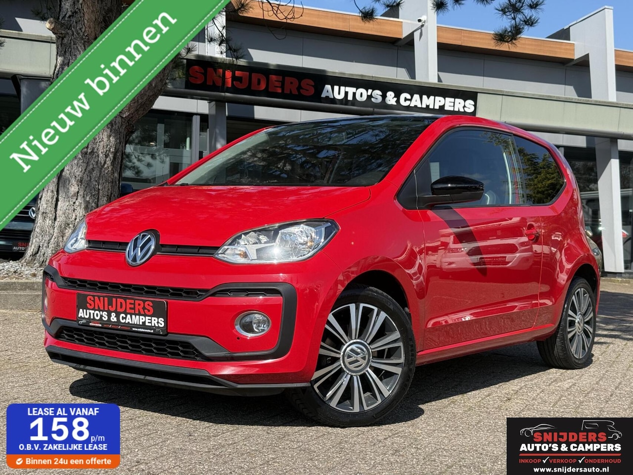 Volkswagen Up! - 1.0 TSI BMT high up!Leer stoelverwarming - AutoWereld.nl