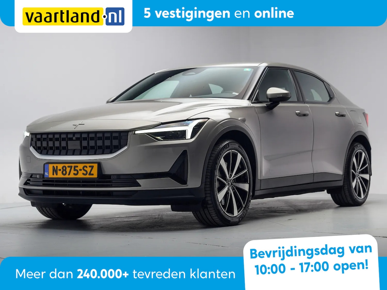 Polestar 2 - Long Range Dual Motor 78 kWh 3-Fase [ Navi Camera Stoelverwarming ] - AutoWereld.nl