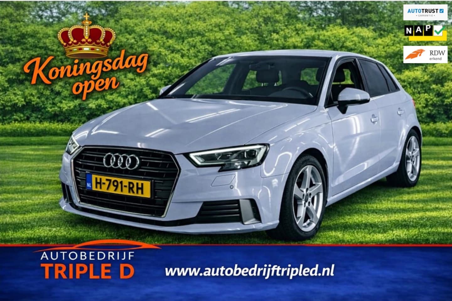 Audi A3 Sportback - Audi A3 SPORTBACK 35 TFSI CoD Advance/2020/AUT/ORIG-NL/12 MND GAR/NAVI/ - AutoWereld.nl