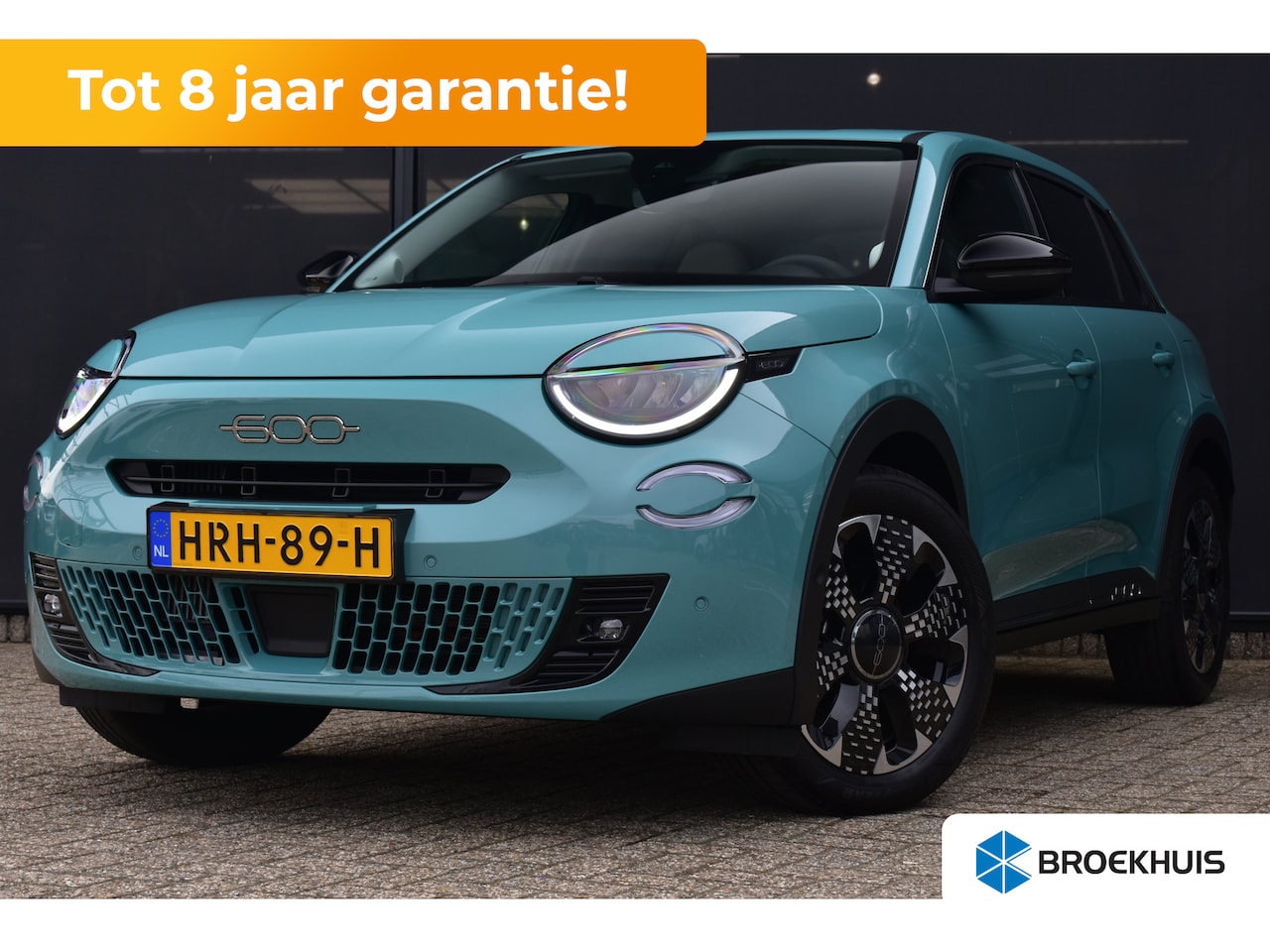 Fiat 600 - 1.2 Hybrid La Prima 8 Jaar Garantie! | Massage | Vol-Leder | Adaptive Cruise | Elektr. Sto - AutoWereld.nl