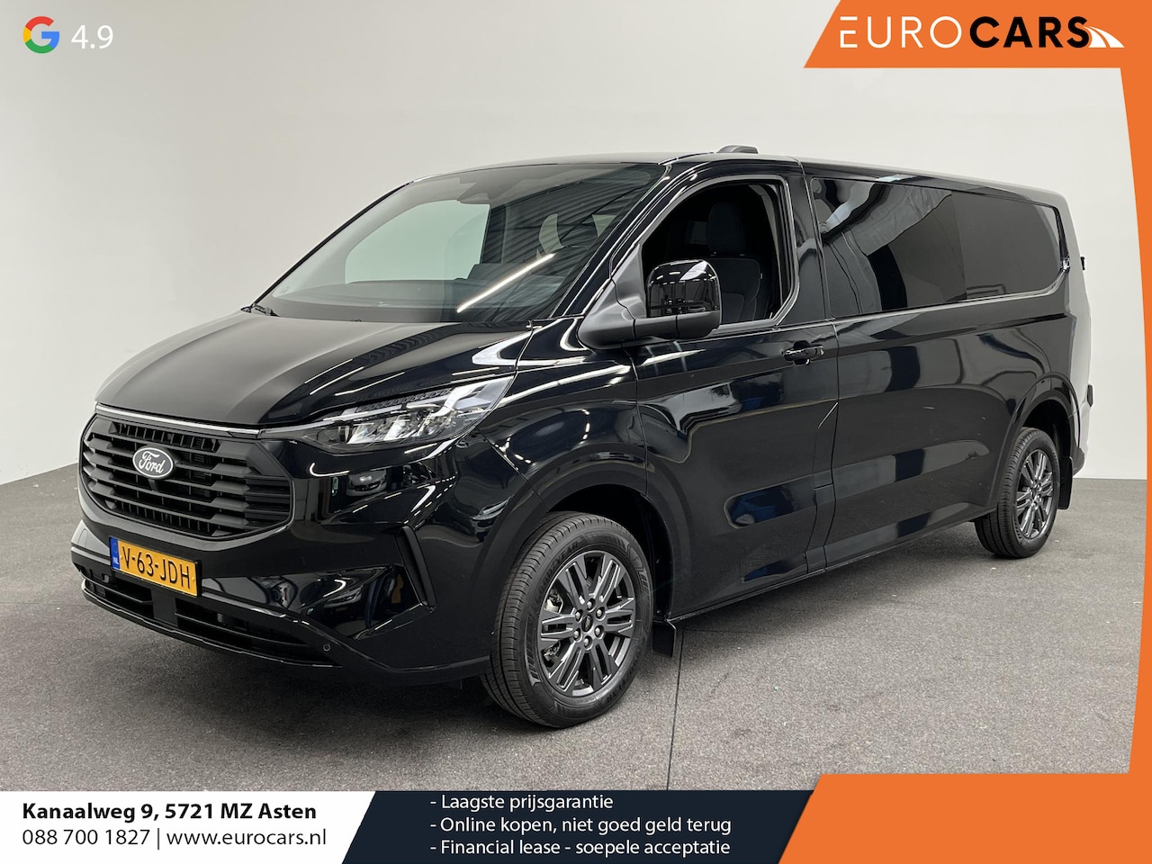 Ford Transit Custom - 320 2.0 TDCI L2H1 Limited Automaat Dubbele Cabine Airco Navigatie Cruise control Trekhaak - AutoWereld.nl