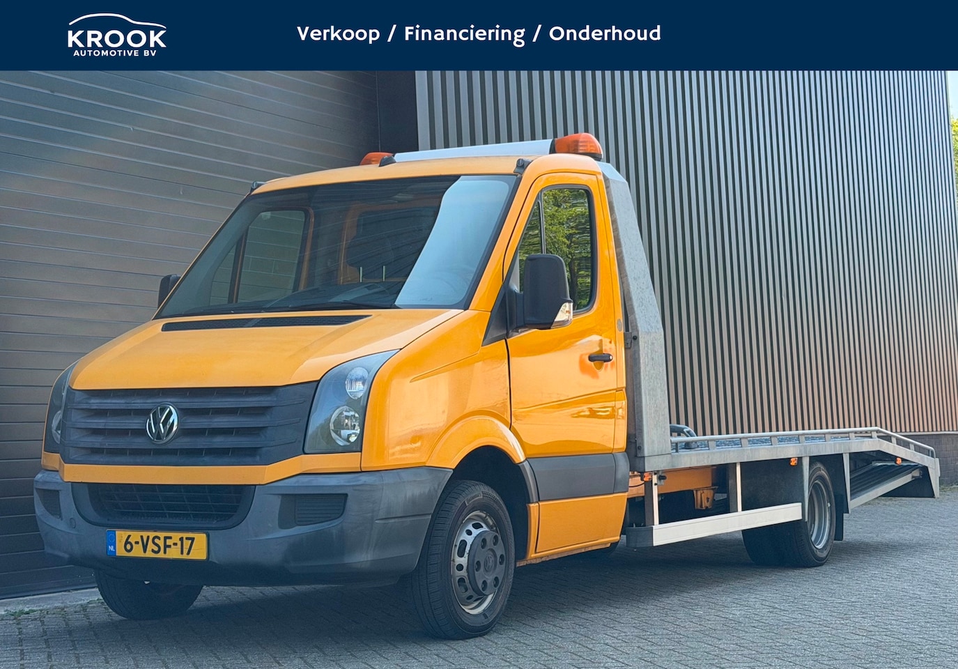 Volkswagen Crafter - 35 2.0 TDI L3H1 DC | Witteveen Oprijwagen | 2011 | - AutoWereld.nl