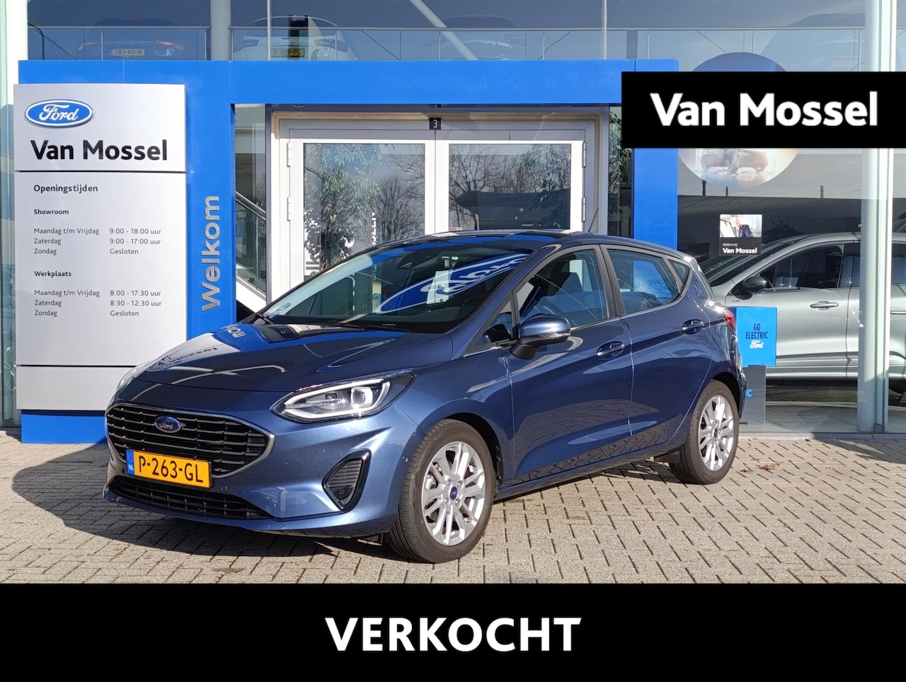 Ford Fiesta - 1.0 EcoBoost Hybrid Titanium | Automaat | Camera | Matrix-Led | Stoel/stuur voorruitverwar - AutoWereld.nl