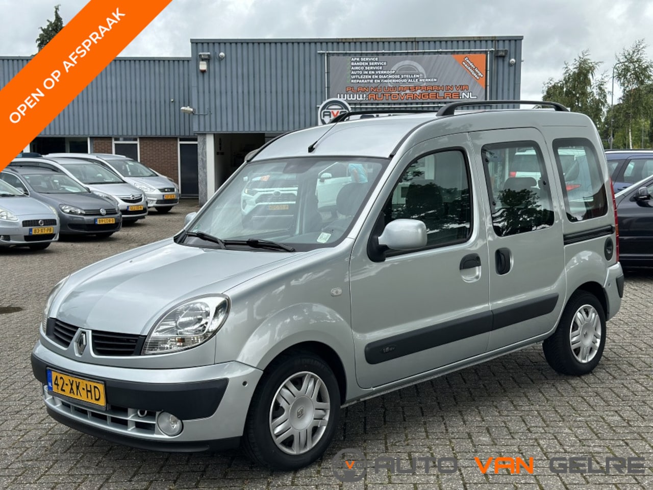 Renault Kangoo - 1.6-16V Automaat *Dubbele schuifdeur*Airco*Trekhaak - AutoWereld.nl