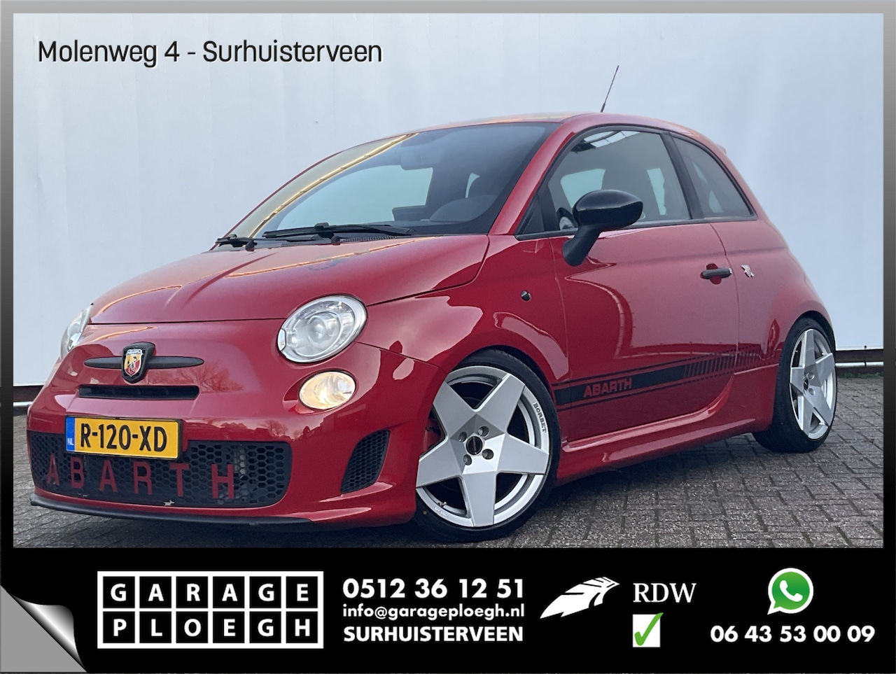 Fiat 500 Abarth - 1.4-16V G-Tech Kleppensysteem Borbet Voll.Onderhouden - AutoWereld.nl