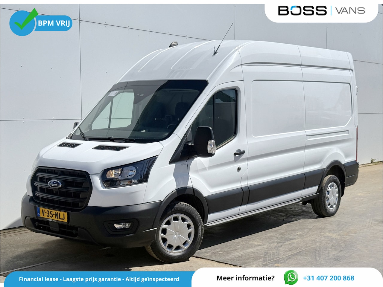 Ford Transit - 350 2.0 TDCI 170PK L3H3 Airco Cruise Control Parkeersensoren Bluetooth Voorruitverwarming - AutoWereld.nl