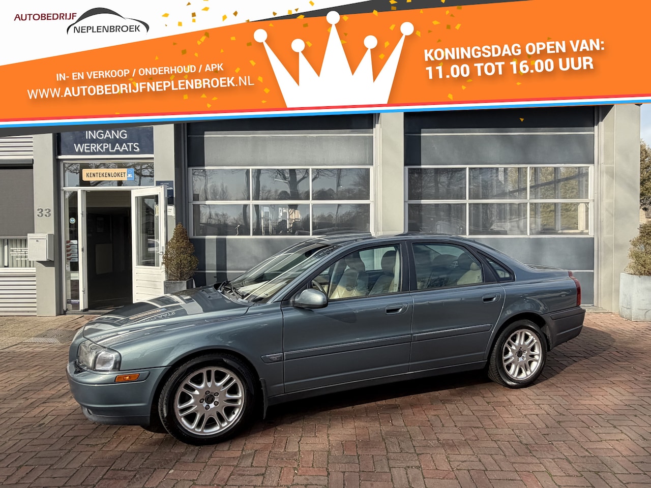 Volvo S80 - 2.4T Dynamic Bj 2003 Automaat,Leer,Navi,18Inch,Cruise 200PK  youngtimer - AutoWereld.nl