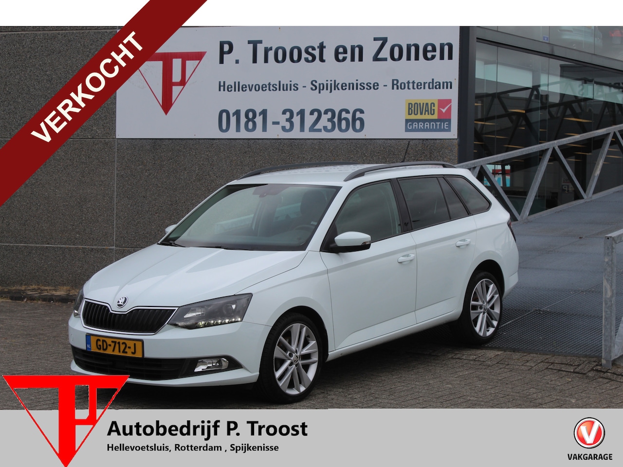 Skoda Fabia Combi - 1.2 TSI Style AUTOMAAT/Cruise control/Climate control/Parkeersensoren/Bluetooth/Spraakbedi - AutoWereld.nl
