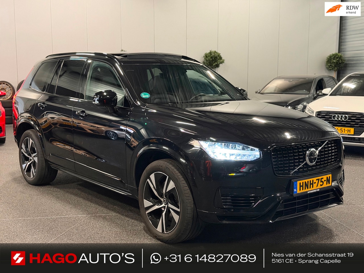 Volvo XC90 - 2.0 T8 Recharge AWD Inscription NAVI/LED/PANO/H-K/360C/7-PERS/HALF-LEDER/LANE-ASSIST/BLIND - AutoWereld.nl