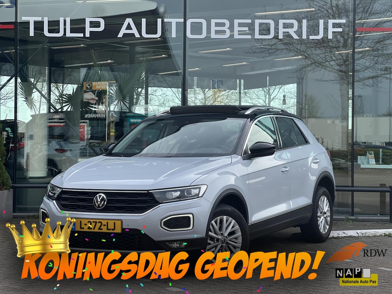 Volkswagen T-Roc - 1.5 TSI Style Business Automaat Dak 1eEig NAP - AutoWereld.nl
