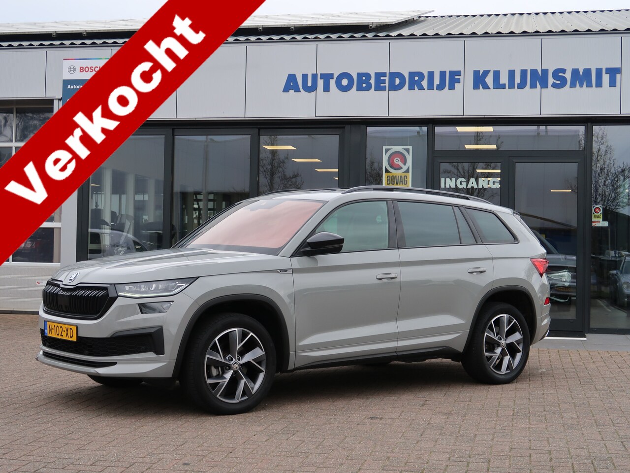Skoda Kodiaq - 1.5 TSI Sportline Business 7 Pers. | panoramadak | trekhaak | - AutoWereld.nl
