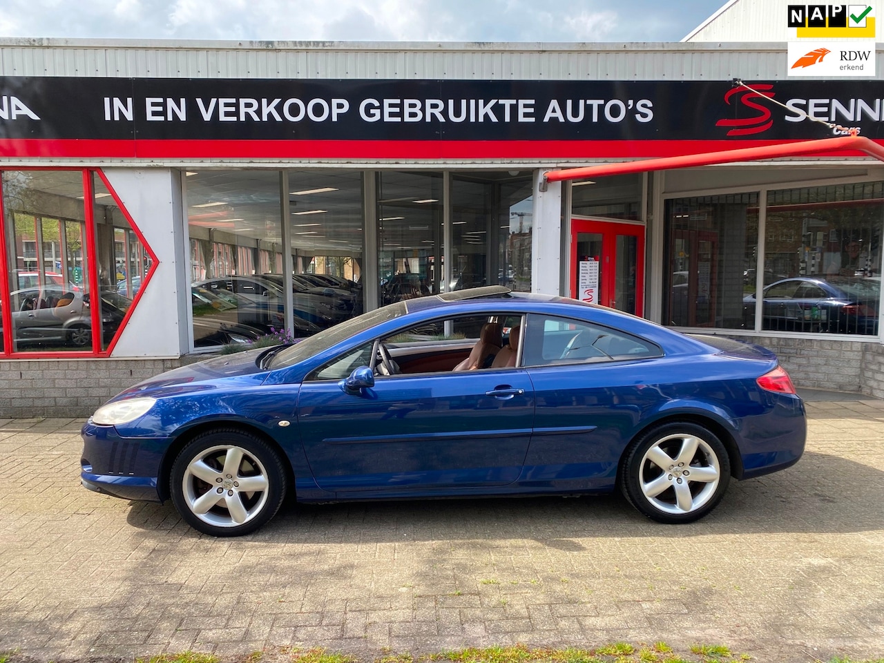 Peugeot 407 Coupé - 3.0-24V Pack - Schuifdak - Leer - Inr Mog - AutoWereld.nl