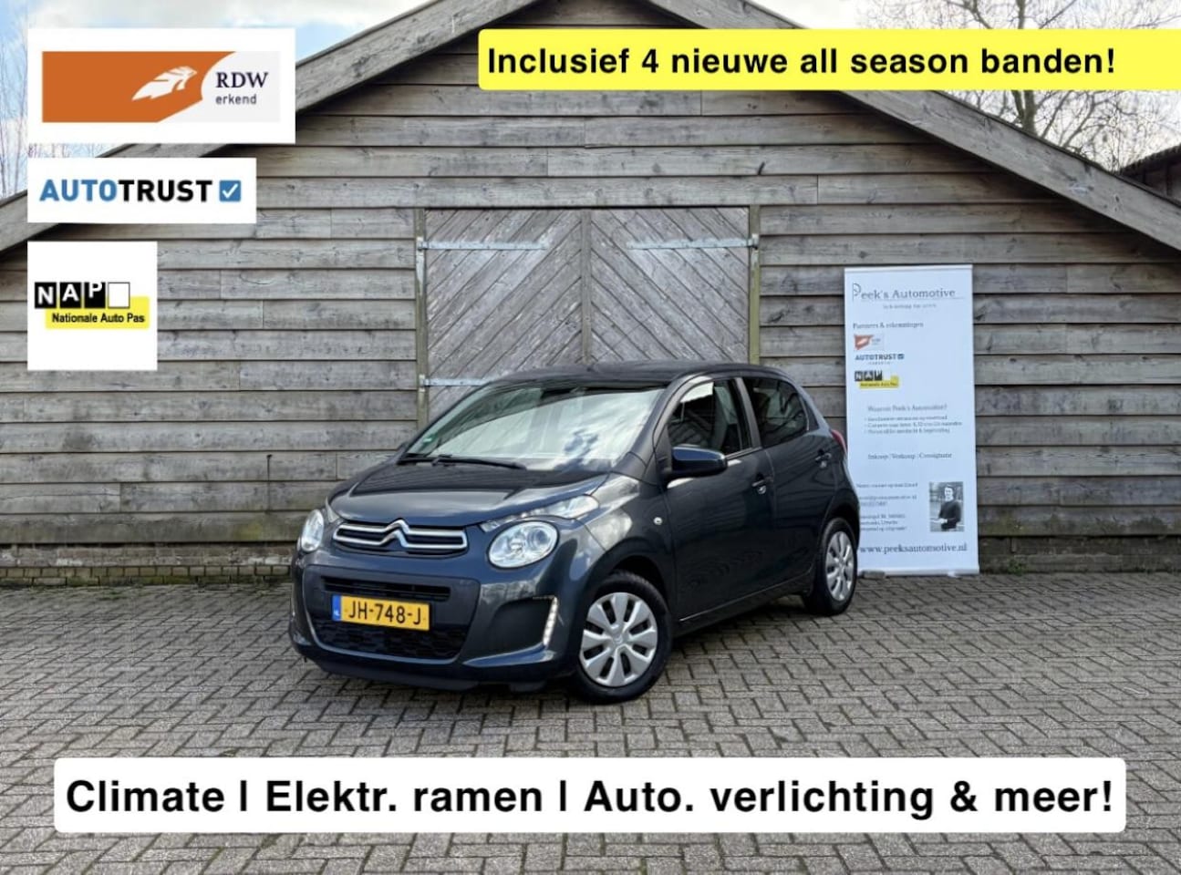 Citroën C1 - 1.0 e-VTi Feel | Climate | Elektrische ramen | Onderhouden | NAP | Nieuwe APK | Nieuwe ban - AutoWereld.nl