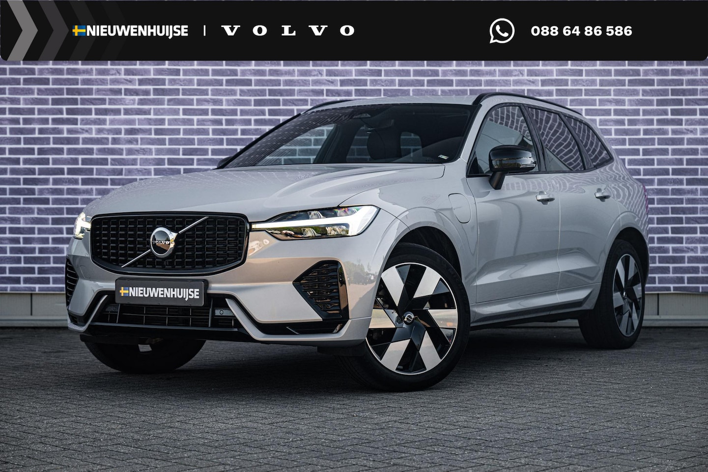 Volvo XC60 - 2.0 T6 Plug-in hybrid AWD Plus Dark | Trekhaak | Long range | Donker Glas | Adaptieve Crui - AutoWereld.nl