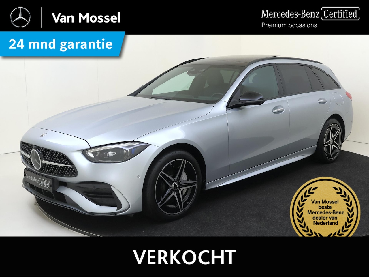 Mercedes-Benz C-klasse Estate - 300 e AMG Line / Panoramadak/ Night/ Rijassistentiepakket/ Digital Light/ - AutoWereld.nl