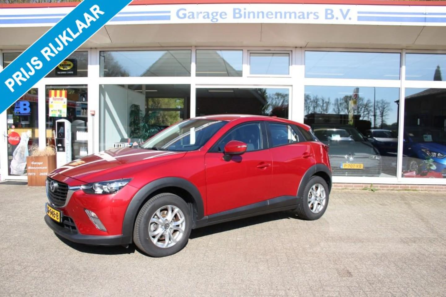Mazda CX-3 - 2.0 SkyActiv-G 120 SkyLease 2.0 SkyActiv-G 120 SkyLease+ , Mavi , Cruise, Trekhaak - AutoWereld.nl