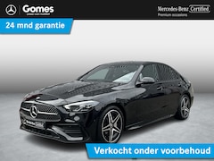 Mercedes-Benz C-klasse - 180 Star Edition AMG | Night Pakket | Panoramadak | Sierdelen Lindehout Antraciet | Apple