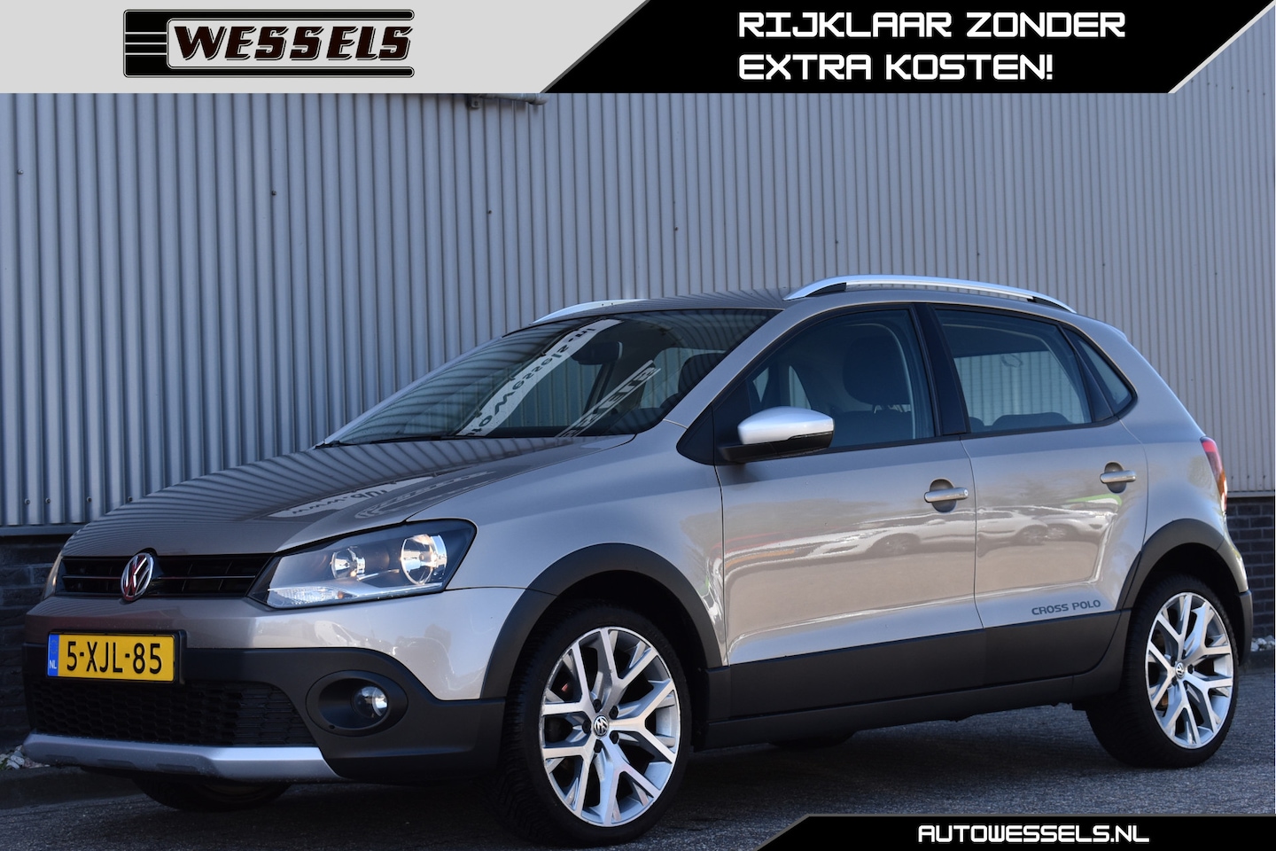 Volkswagen Polo - 1.2 TSI Cross Trekhaak, Cruise, Climatronic, Radio, Elek. ramen, NAP - AutoWereld.nl