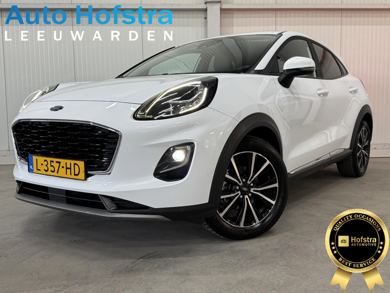 Ford Puma - 1.0 EcoBoost Hybrid Titanium 126 PK TURBO NAVI CARPLAY PDC LMV TREKHAAK - AutoWereld.nl