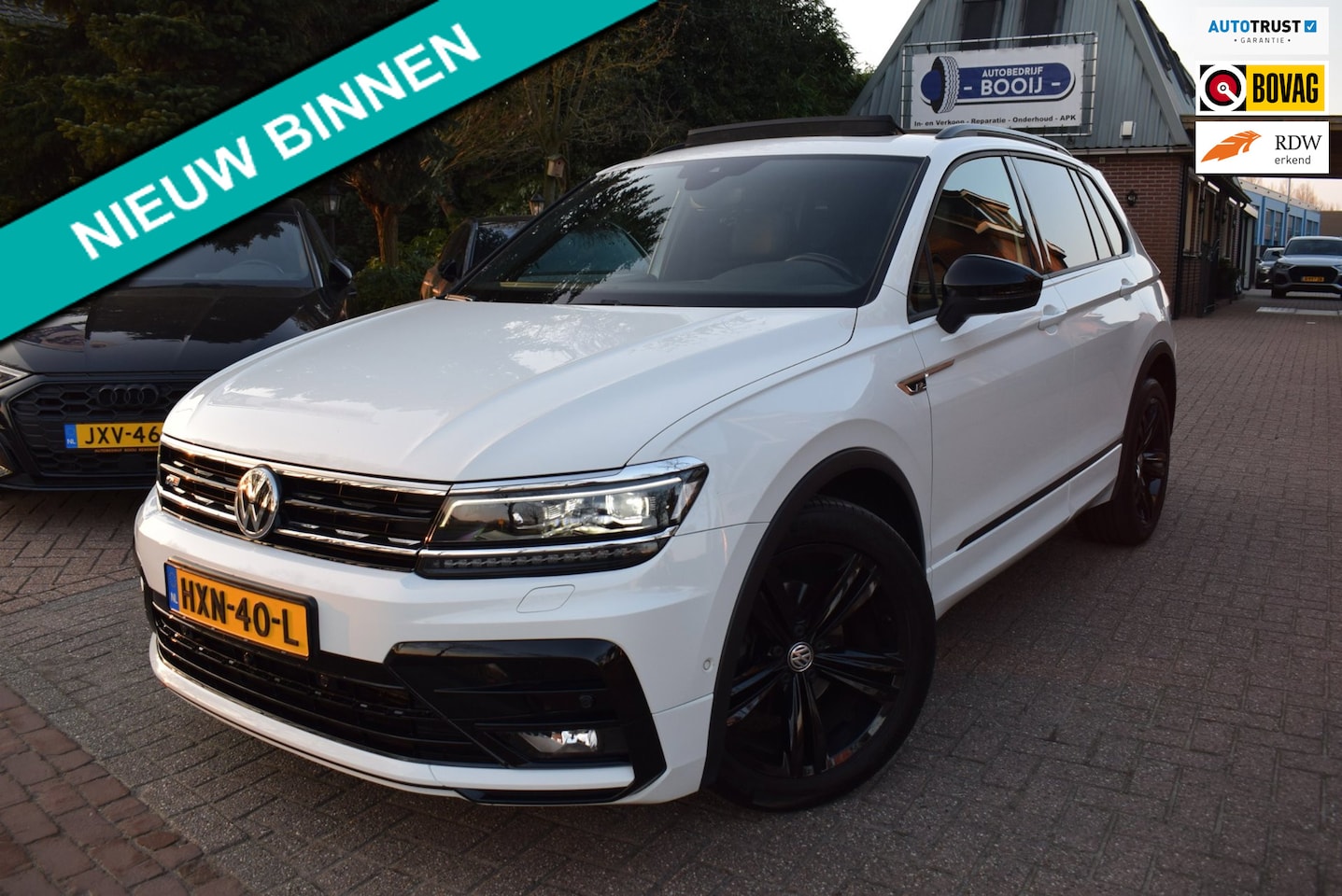 Volkswagen Tiguan - 1.5 TSI ACT 3 X R-LINE AUTOM/PANO DAK/AIRCO-ECC/ADAP CRUISE/LEDER/MEMORY/CAMERA/NAVI/CARPL - AutoWereld.nl