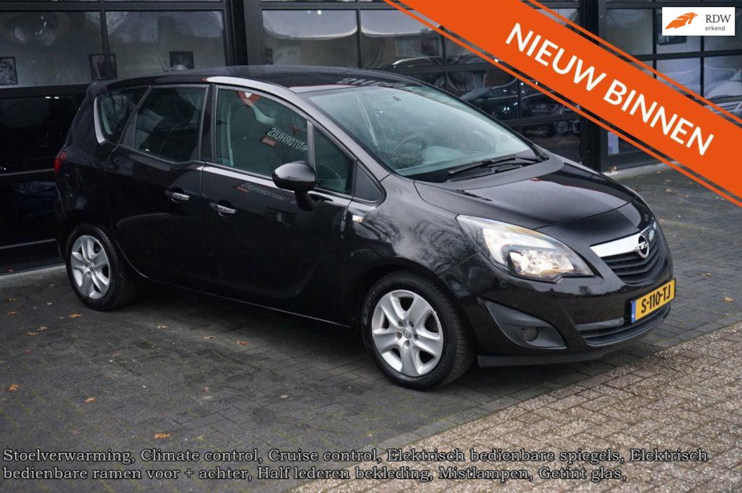 Opel Meriva - 1.4 Turbo Edition 1.4 Turbo Edition, Cruise control, Clima, Elek pakket, Leder, - AutoWereld.nl