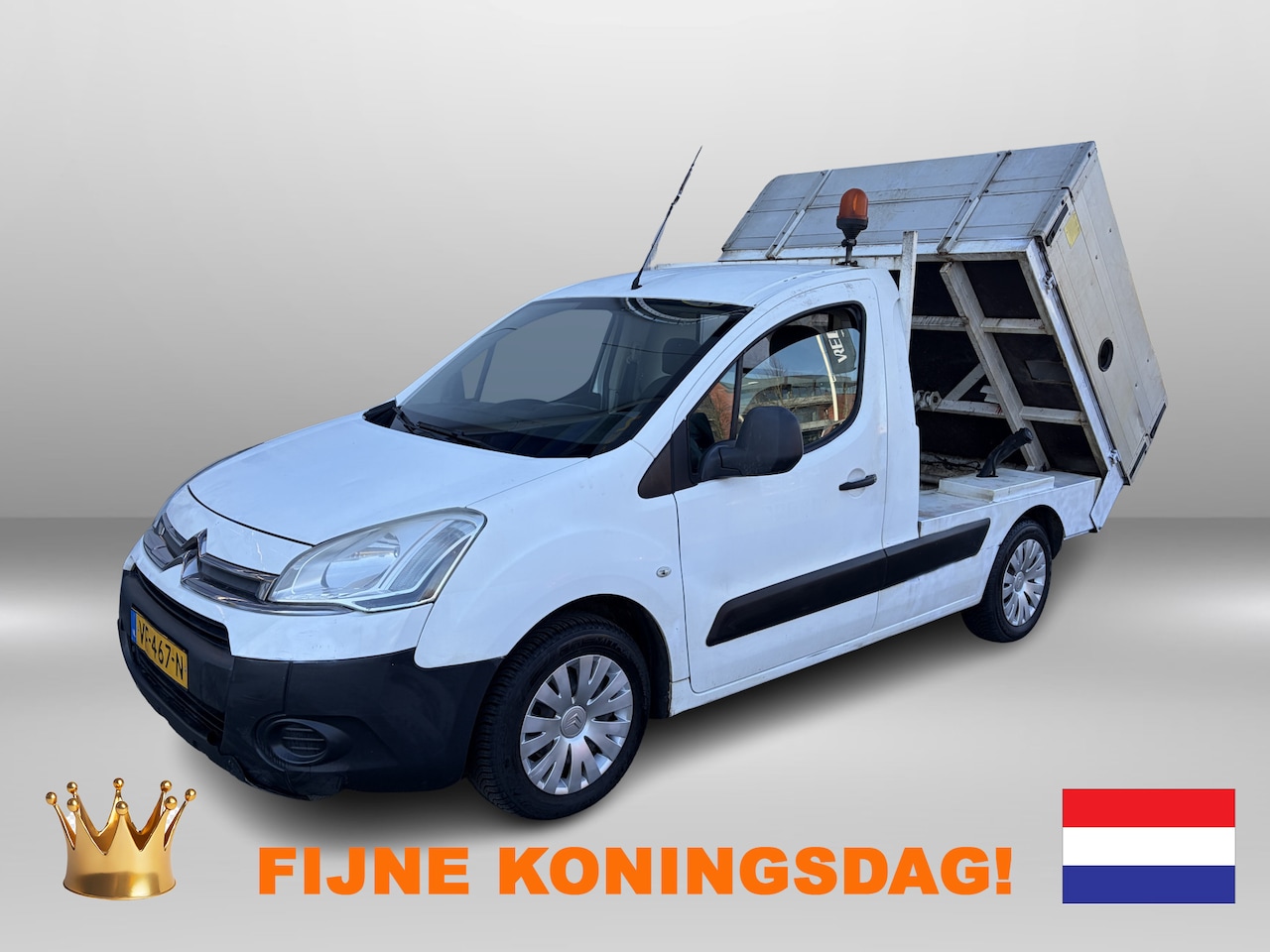 Citroën Berlingo - 1.6 HDI Elektrische kiep bak | Airco | Trekhaak | Navi | Bluetooth | NAP - AutoWereld.nl