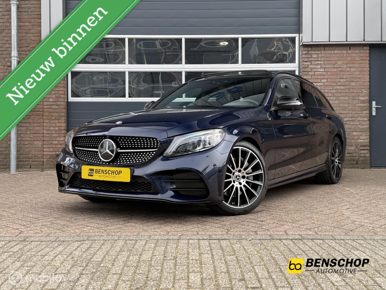 Mercedes-Benz C-klasse Estate - 300 AMG Panodak Navi Leer Burmeister Carplay ACC Memory Matrix LED - AutoWereld.nl