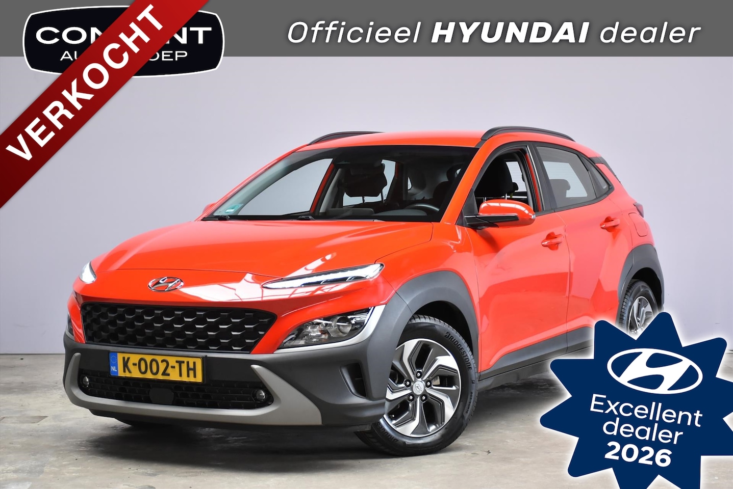 Hyundai Kona - 1.6 GDI HEV 141pk DCT Comfort Smart - AutoWereld.nl