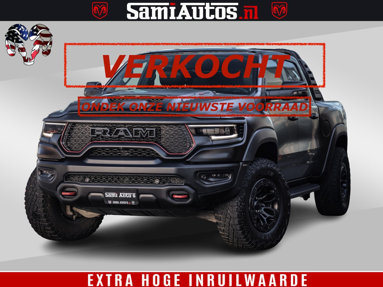 Dodge Ram 1500 - TRX 6.2 4X4 | FULL PPF WRAP | HELLCAT | DIGI CLUSTER | RAMBAR | BEADLOCK WHEELS | PANORAMA - AutoWereld.nl