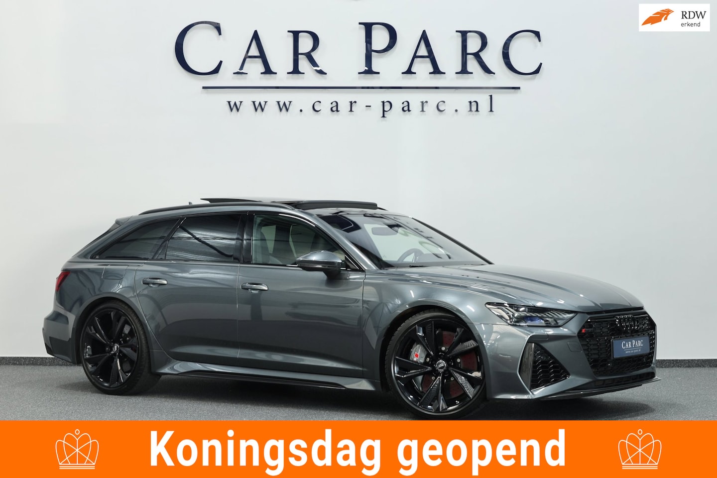Audi RS6 - Avant 4.0 TFSI quattro 600+PK BTW/KERAMISCH/VIRTUAL/B&O 3D/ACHTERASB/SFEER/PANO/22"/360 CA - AutoWereld.nl