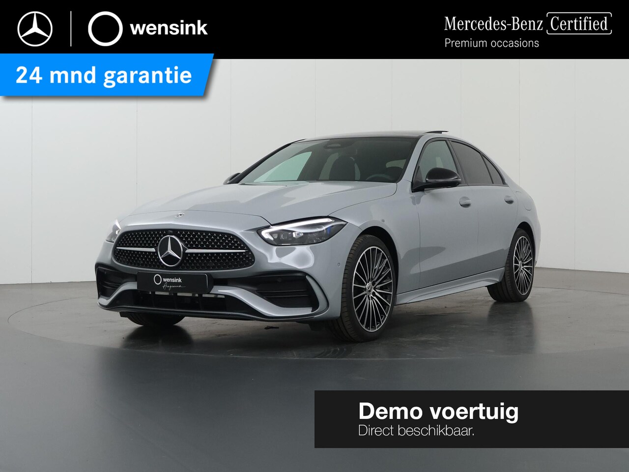 Mercedes-Benz C-klasse - 300 e Business Solution AMG | Panoramaschuifdak | Trekhaak | DIGITAL LIGHT | Nightpakket | - AutoWereld.nl
