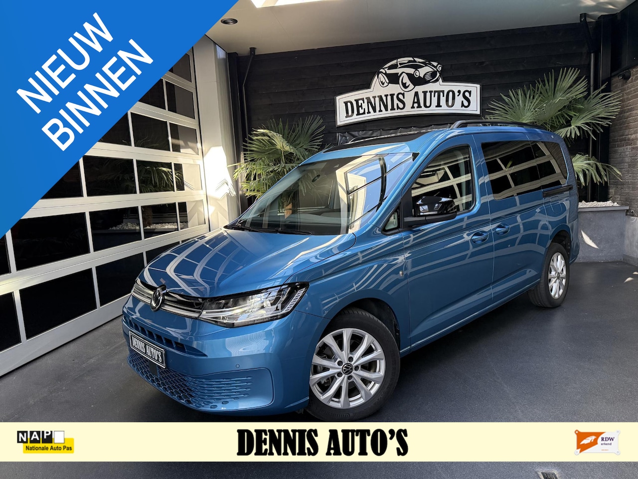 Volkswagen Caddy Maxi - 1.5 TSI Maxi ROLSTOELVERVOER Panoramadak - AutoWereld.nl