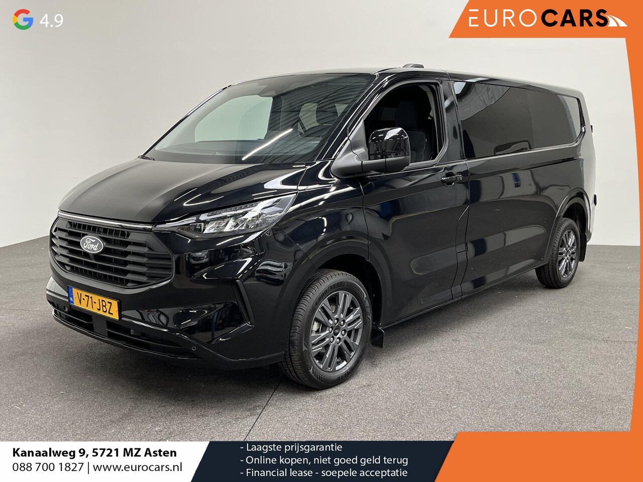 Ford Transit Custom - 320 2.0 TDCI L2H1 Limited Automaat Dubbele Cabine Airco Navigatie Cruise control Trekhaak - AutoWereld.nl