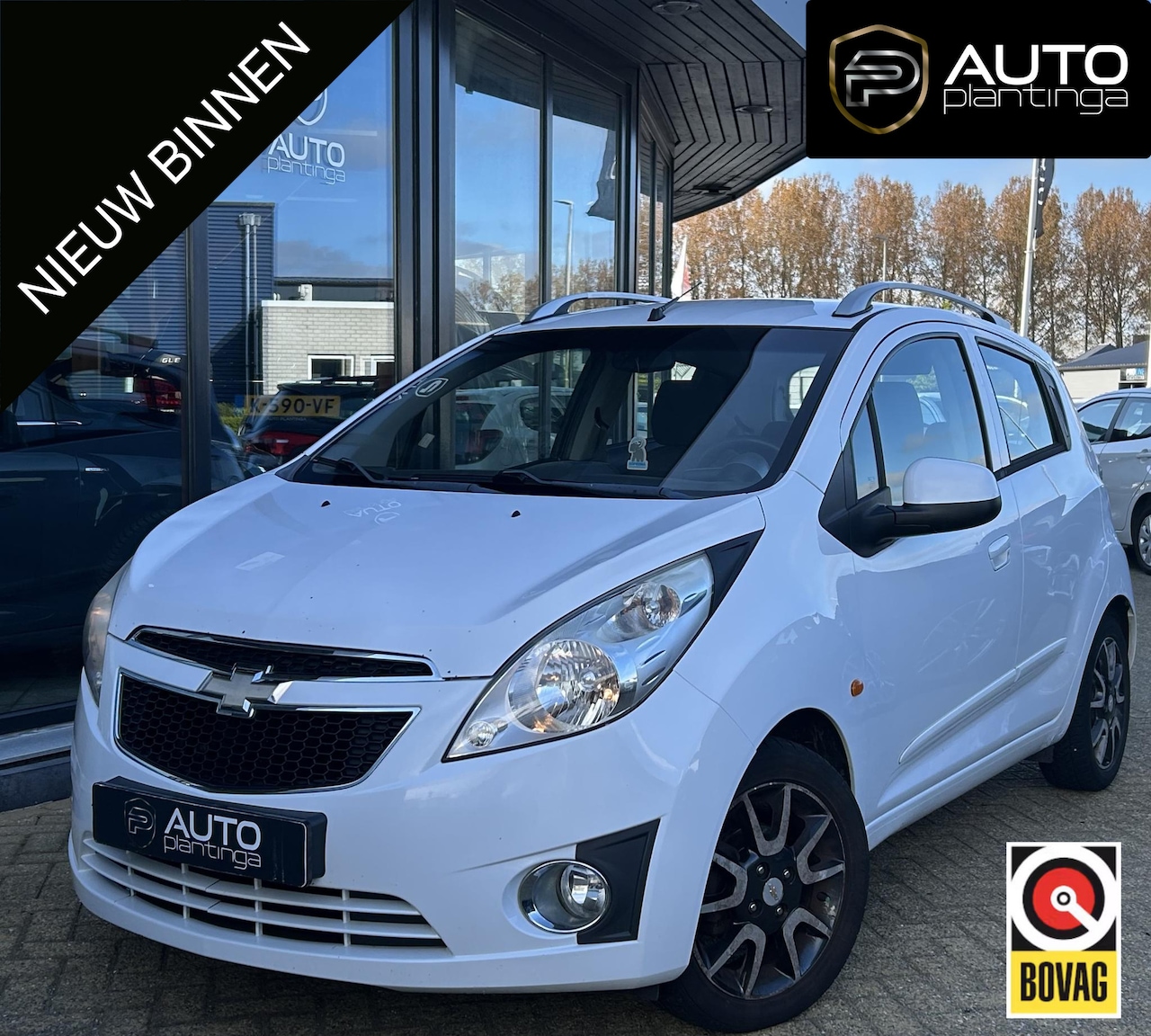 Chevrolet Spark - 1.0 16V LS Bi-Fuel | LPG | Zeer Zuinig! | Nieuwe APK | Airco | Onderhoudshistorie | 2 Sleu - AutoWereld.nl
