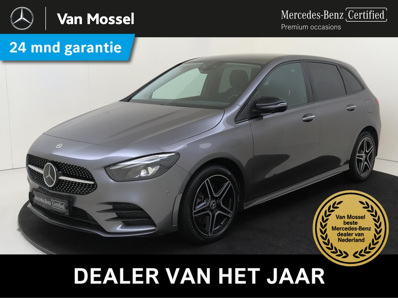Mercedes-Benz B-klasse - 250 e Premium Head-up / Keyless / Nightpakket / Sfeerverlichting / 360 Camera / Stoelverwa - AutoWereld.nl